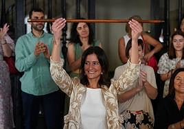 Mireia Elkoroiribe el día de la investidura el pasado 17 de junio en Durango