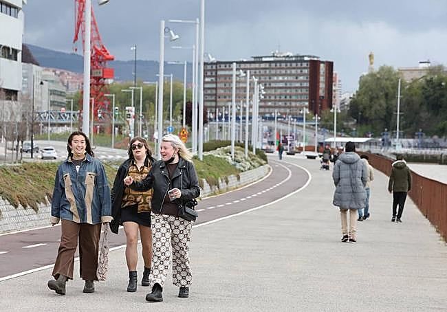 El nuevo paseo por la Ribera de Deusto.