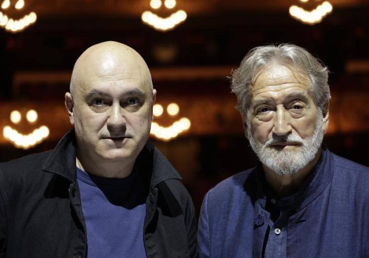 Calixto Bieito, a la izquierda, y Jordi Savall