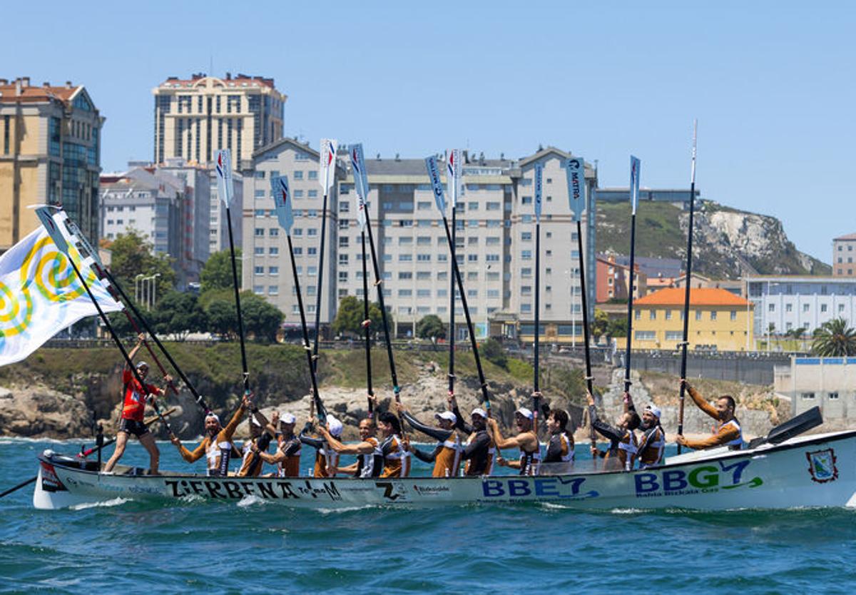 Zierbena da el primer golpe en La Coruña