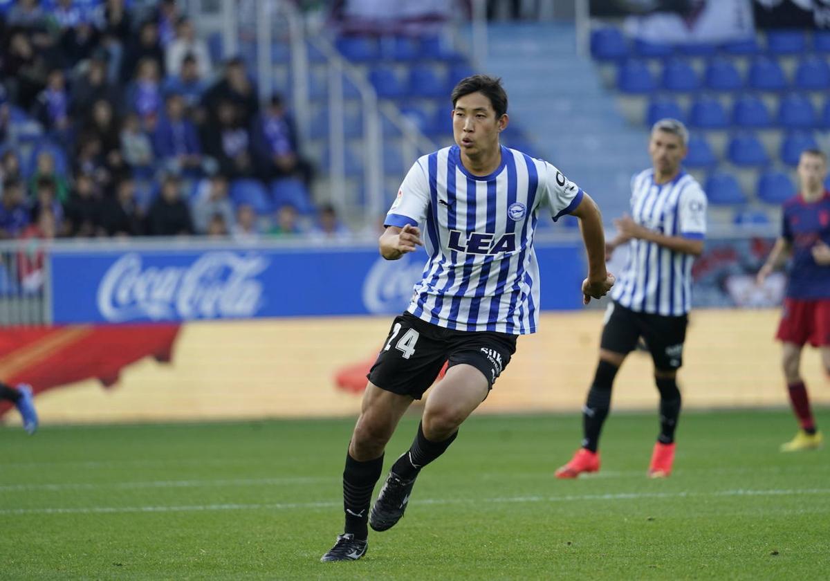 Hara, en un partido de la pasada temporada.