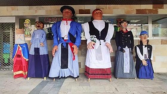 Baile de gigantes en Vitoria
