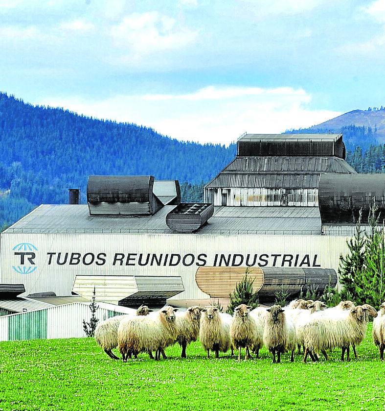 Imagen de la factoría de Tubos Reunidos en la localidad alavesa de Amurrio.