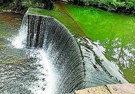 Imagen de la presa de Muntsaratz, en Abadiño.