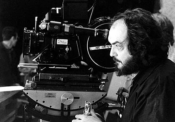 Stanley Kubrick durante el rodaje de 'El resplandor' (1968).