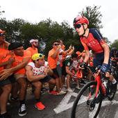 Carlos Rodríguez, la joven promesa del ciclismo español, enamorado de la afición vasca