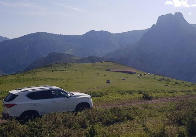 Momento de una de las rutas en Picos de Europa.