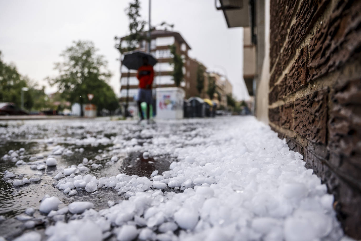 Las fotografías de la granizada de Vitoria