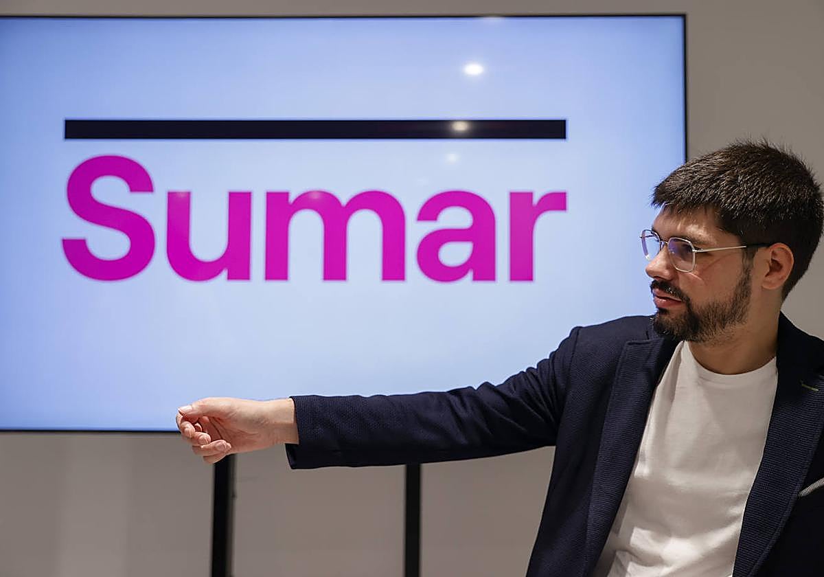 Lander Martínez, cabeza de lista por Bizkaia de Sumar.