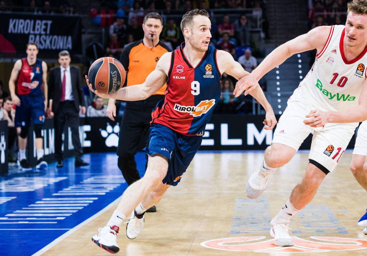 Marcelinho, durante su segunda etapa en el Baskonia.