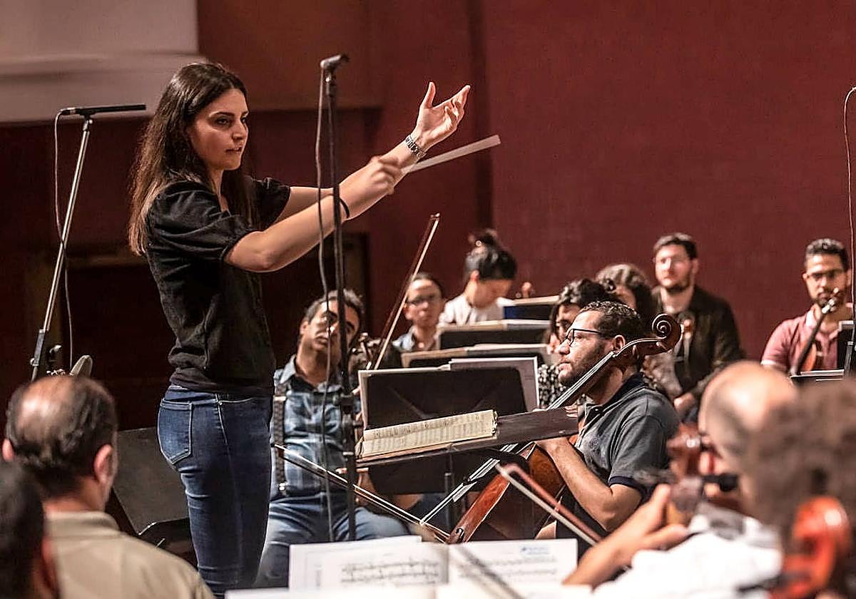 Ane Legarreta, en la imagen durante un ensayo, está ahora centrada en el repertorio operístico.