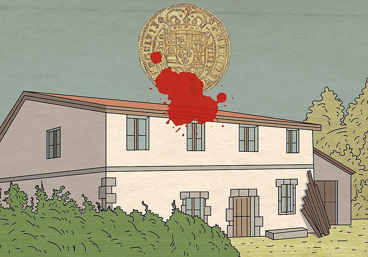 Monedas de oro falsas en el Duranguesado