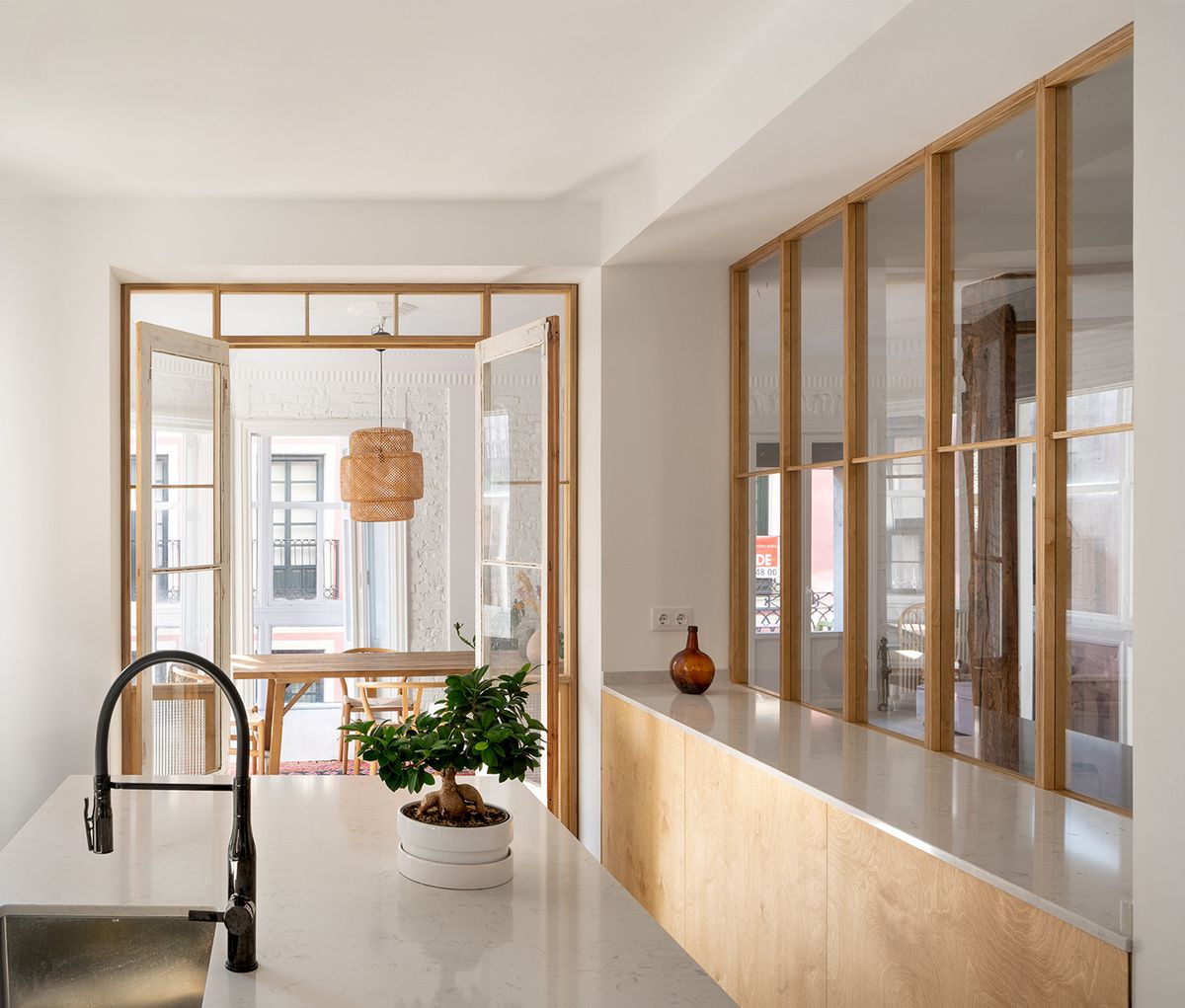 El piso clásico (pero moderno) de una pareja en el Casco Viejo