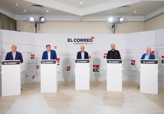 Los candidatos por Álava coinciden en el impulso de infraestructuras pero chocan en fiscalidad