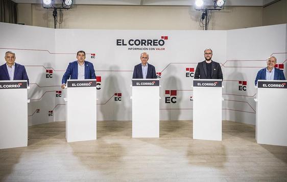 Concluye el debate entre los cinco candidatos al Congreso por Álava