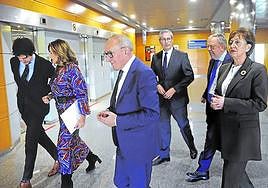 Una de las reuniones del Consejo Vasco de Finanzas previa a las elecciones municipales y forales.