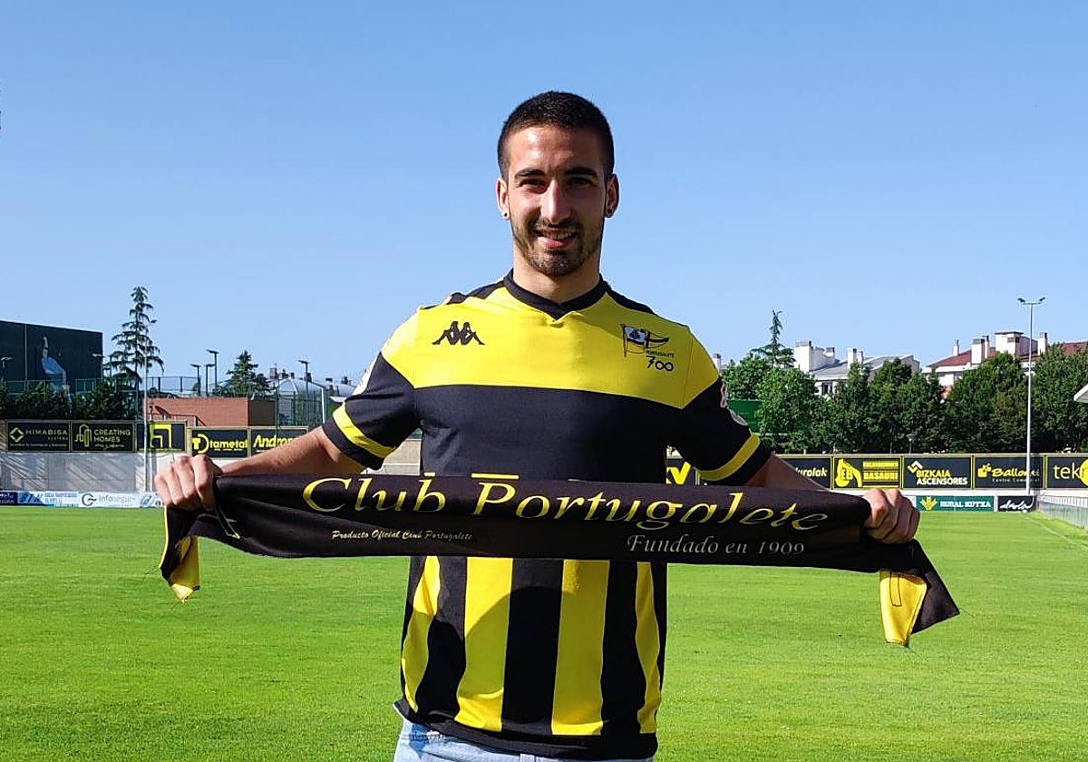 Yeray Cuello proviene del Deusto y es el decimoquinto nuevo fichaje del Portugalete.