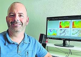 Rubén del Campo, portavoz de la Agencia Estatal de Meteorología.