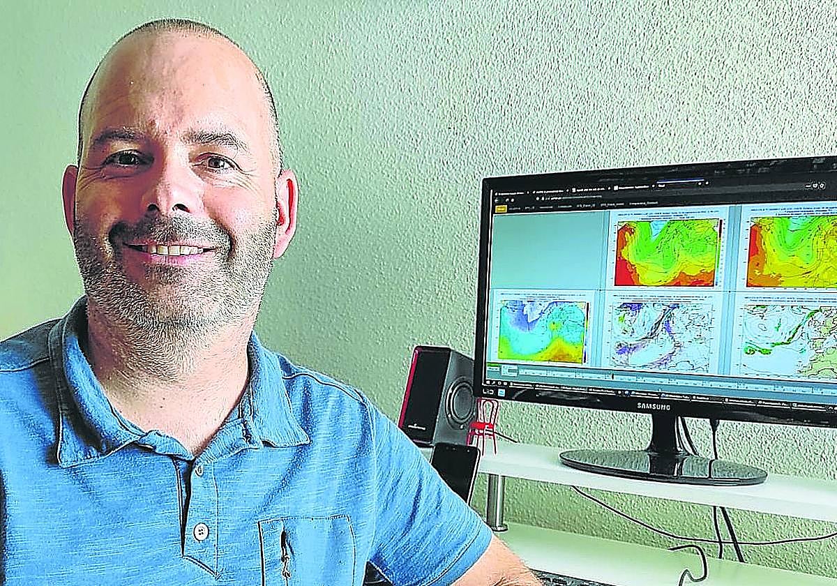 Rubén del Campo, portavoz de la Agencia Estatal de Meteorología.