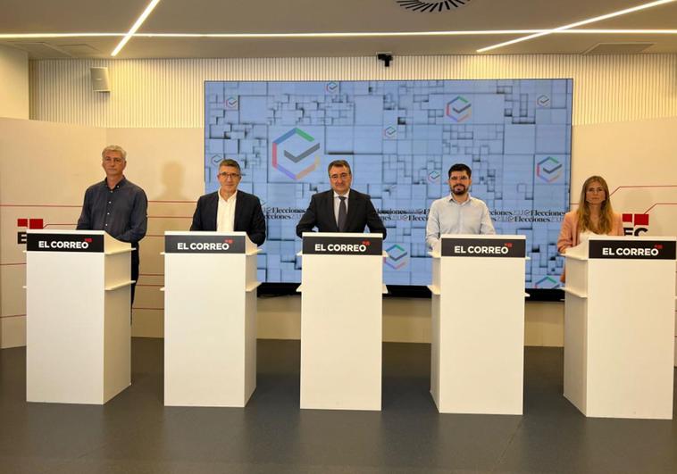 Los candidatos vizcaínos alientan el miedo a Vox y presionan al PP