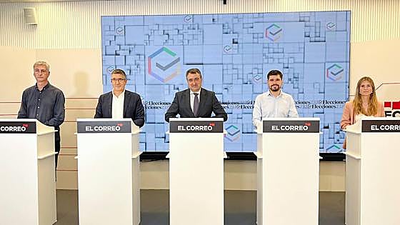 Los candidatos vizcaínos alientan el miedo a Vox y presionan al PP