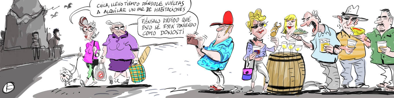La viñeta de Cerrajería y el turismo en Álava