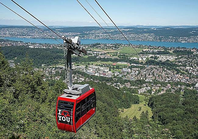 El teleférico Adliswil-Felsenegg