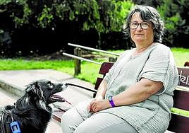 Josefa Domínguez, afectada por contaminación ambiental por amianto.