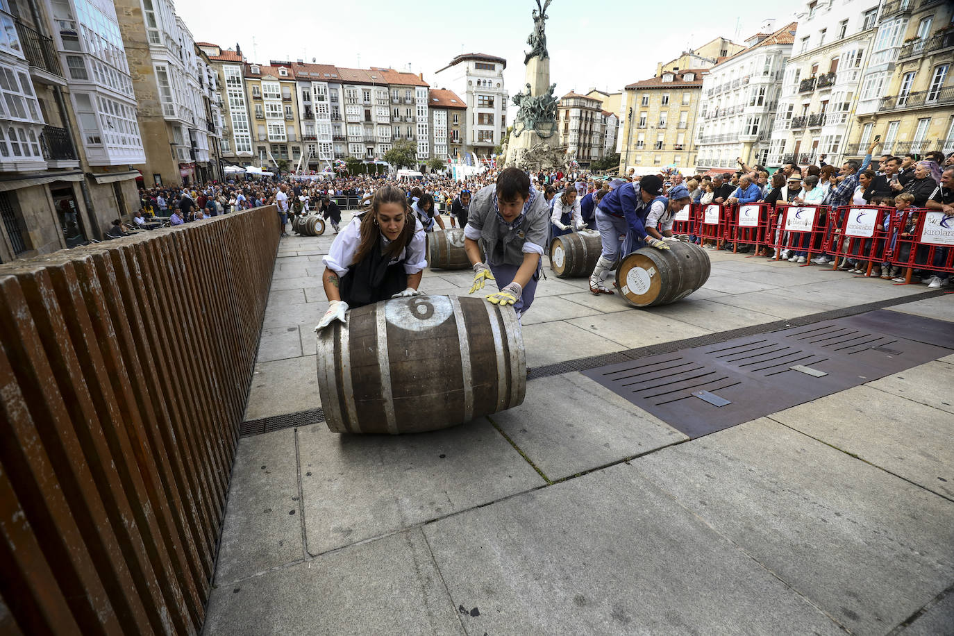 Barricas a la carrera