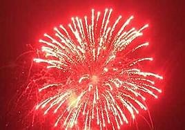 El espectáculo pirotécnico fue de medio impacto sonoro