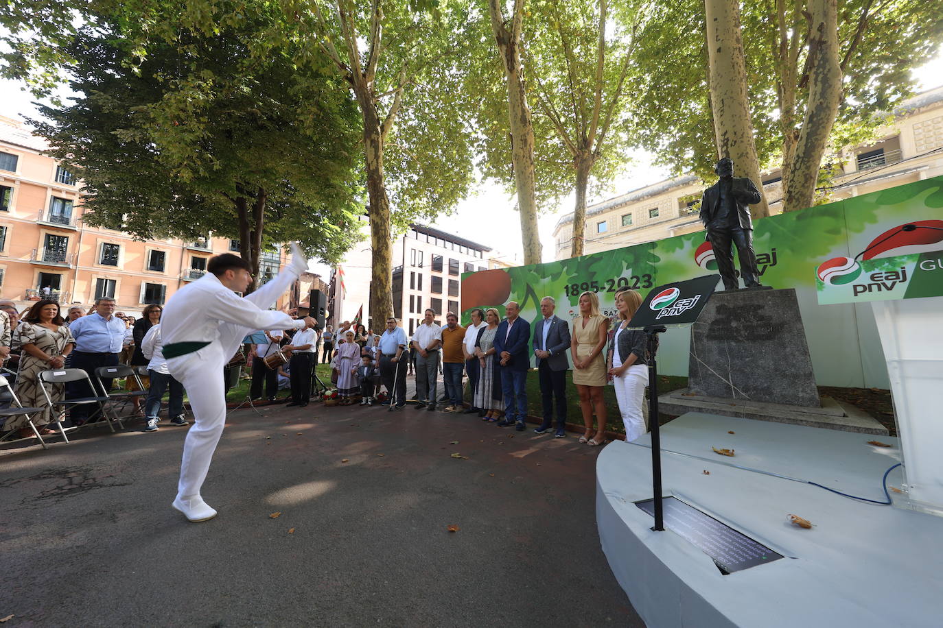 Acto de celebración del 128 aniversario del PNV en Bilbao