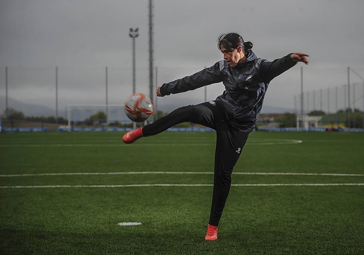 Miriam Diéguez de Oña, en Ibaia.