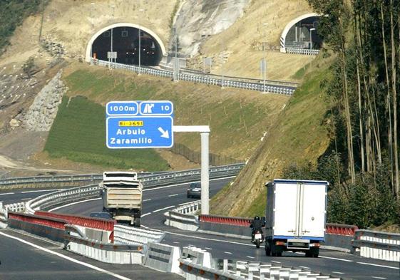 Imagen de uno de los túneles del corredor del Cadagua