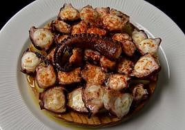 Pulpo y chuleta en la casa gallega de Bilbao