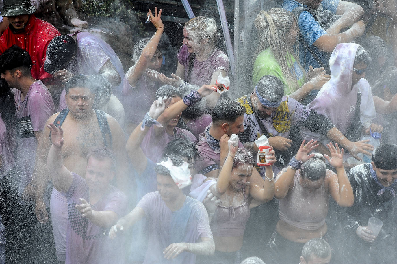 Las mejores fotos del Chupinazo y la Bajada de Celedón