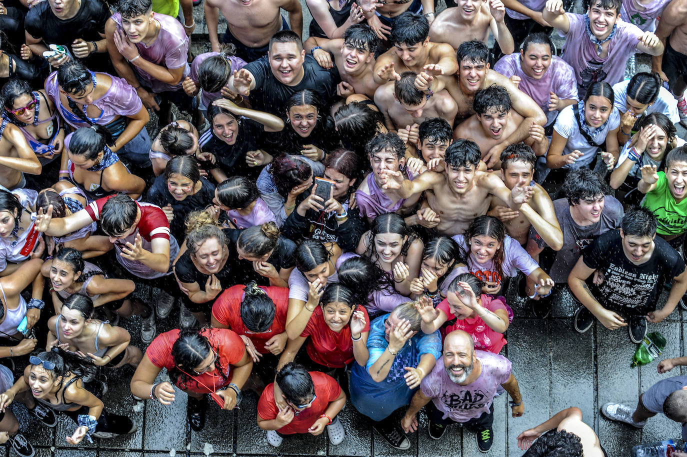 Las mejores fotos del Chupinazo y la Bajada de Celedón