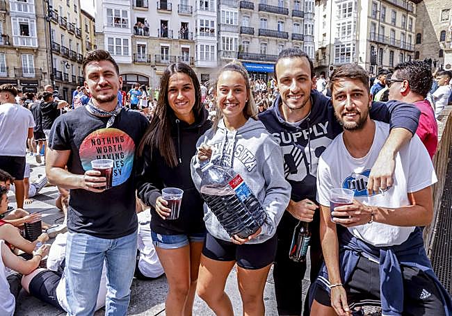 Rafael Ramírez, Sandra y Vanesa Aparicio, Mario García y Santi Ruiz.