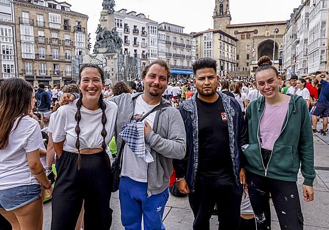 Laura Quintas, Sergio Nájera, Jefferson Cruz y Maialen Onraiza.
