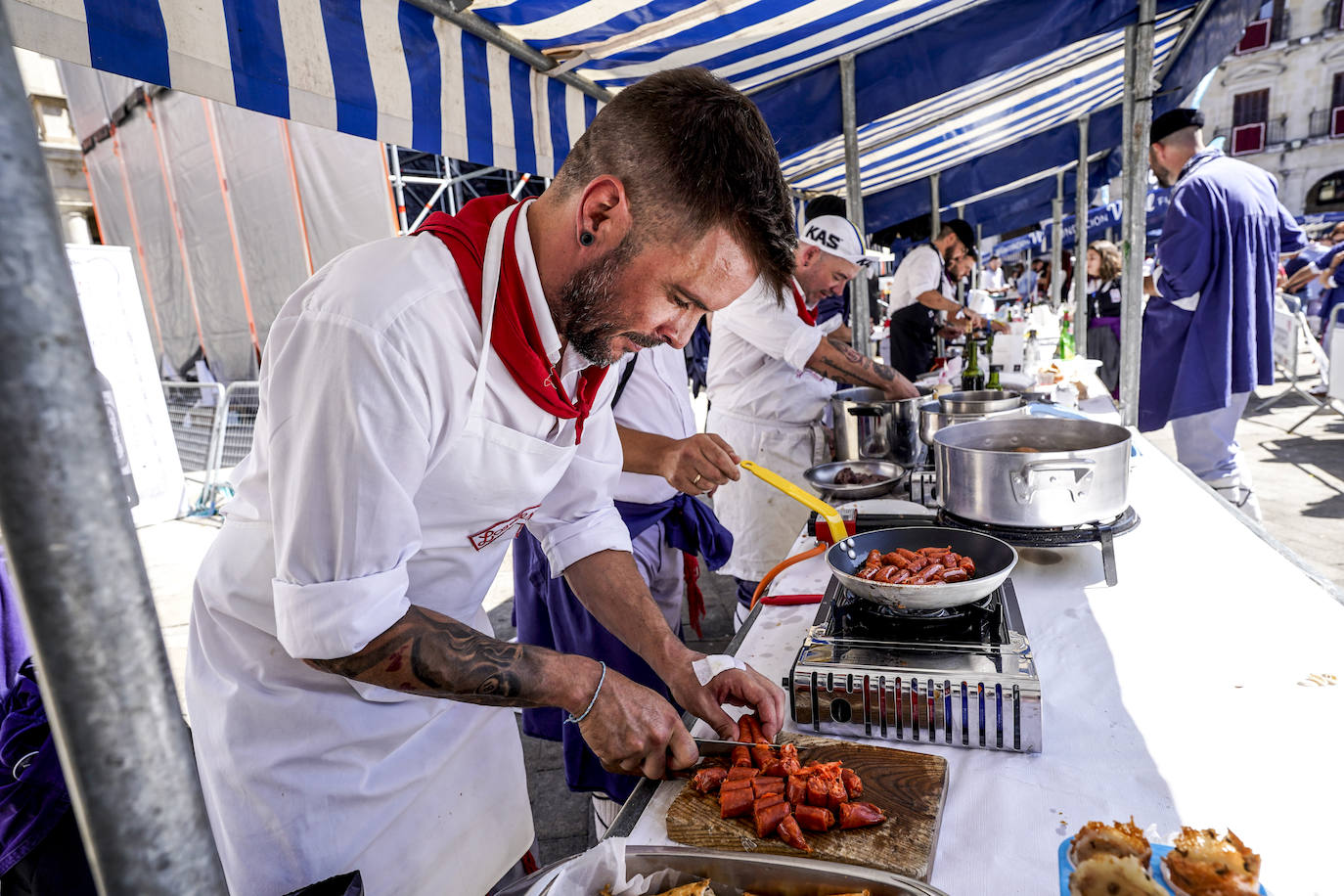 Las imágenes del Concurso Gastronómico de cuadrillas de blusas y neskas