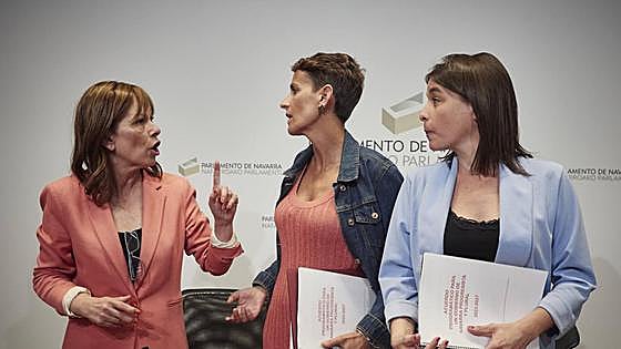 Chivite cierra su gobierno a la espera del aval de las bases de EH Bildu