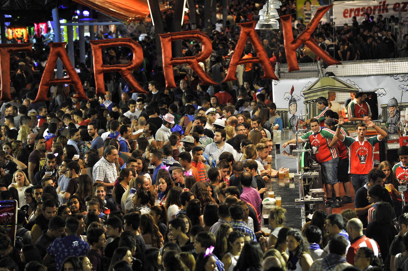 La música sonará hasta las 7 en el recinto festivo de Aste Nagusia con limitadores de ruido