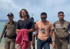 La Policía tailandesa acusará a Daniel Sancho de asesinato premeditado, castigado con pena de muerte