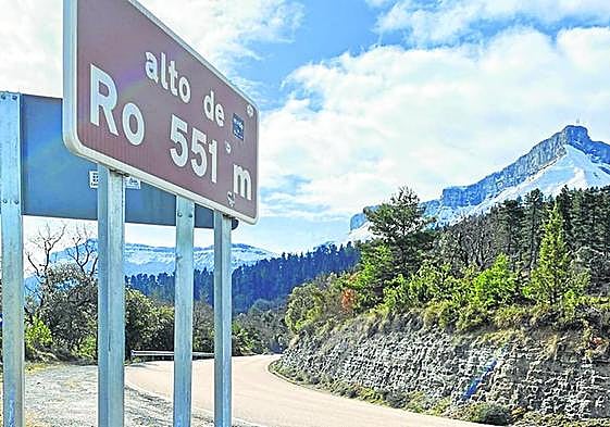 Ruta hacia el alto de Ro.