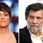 Estibaliz Urresola y Víctor Erice.