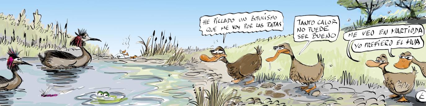 La tira de Cerrajería sobre el brote del botulismo