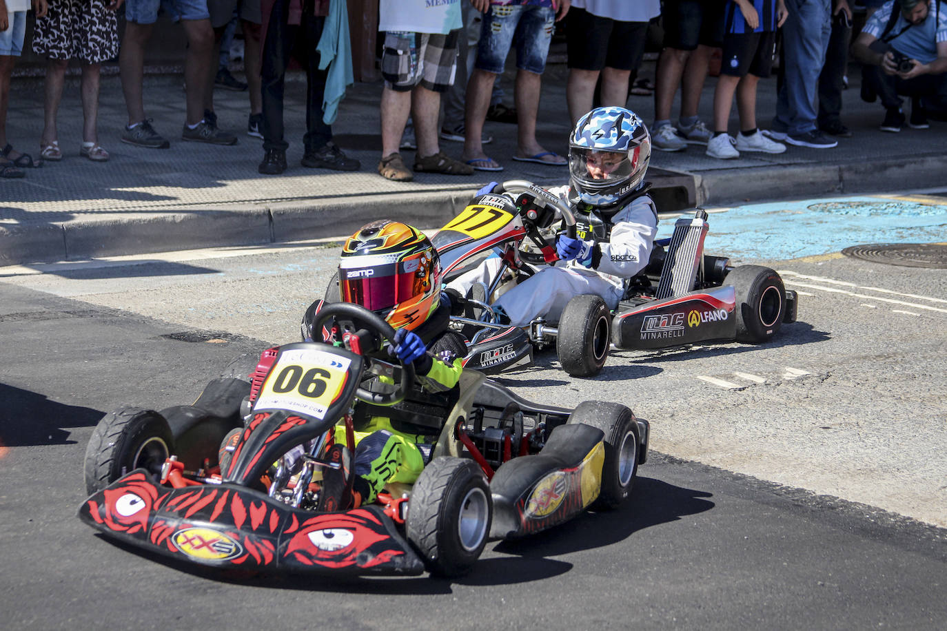 Las mejores imágenes de la carrera de karting en Llodio