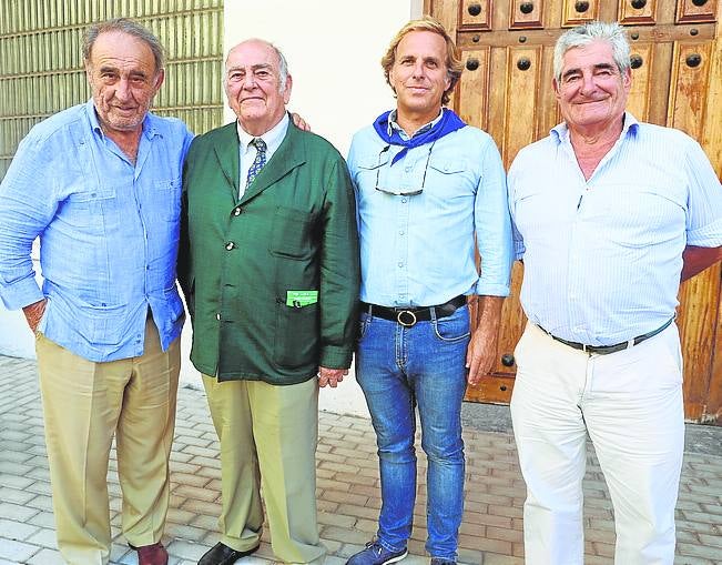 Ricardo Gallardo, Antonio Barandiarán, Javier Ruiz de Alda y Alfonso Basterra.