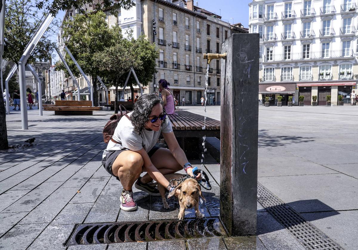 Álava no se libra de la ola de calor y registra máximas por encima de los 41 grados