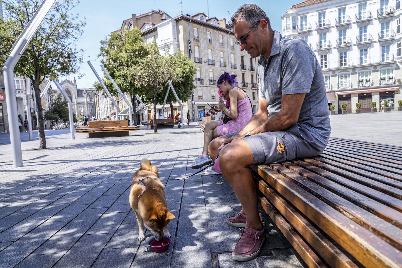 Álava no se libra de la ola de calor y registra máximas por encima de los 41 grados