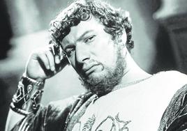 Peter Ustinov, encarnando a Nerón en 'Quo vadis' de Mervin LeRoy.